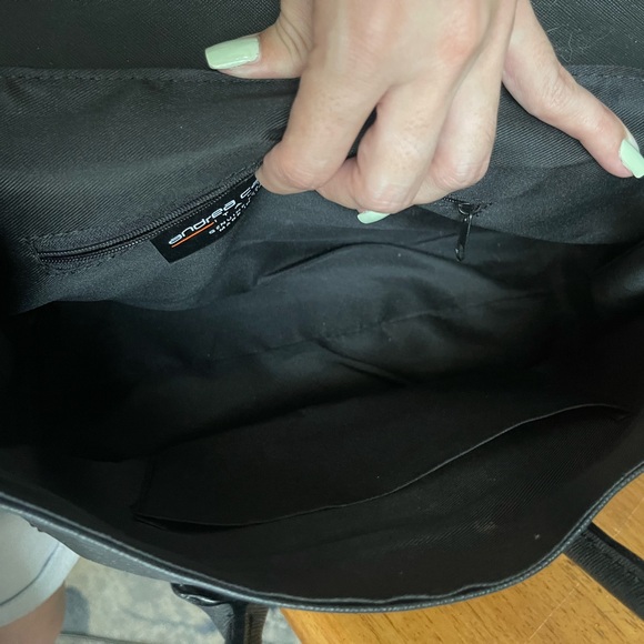 Andrea Cardone Made In Italy Leather Satchel - Picture 6 of 12